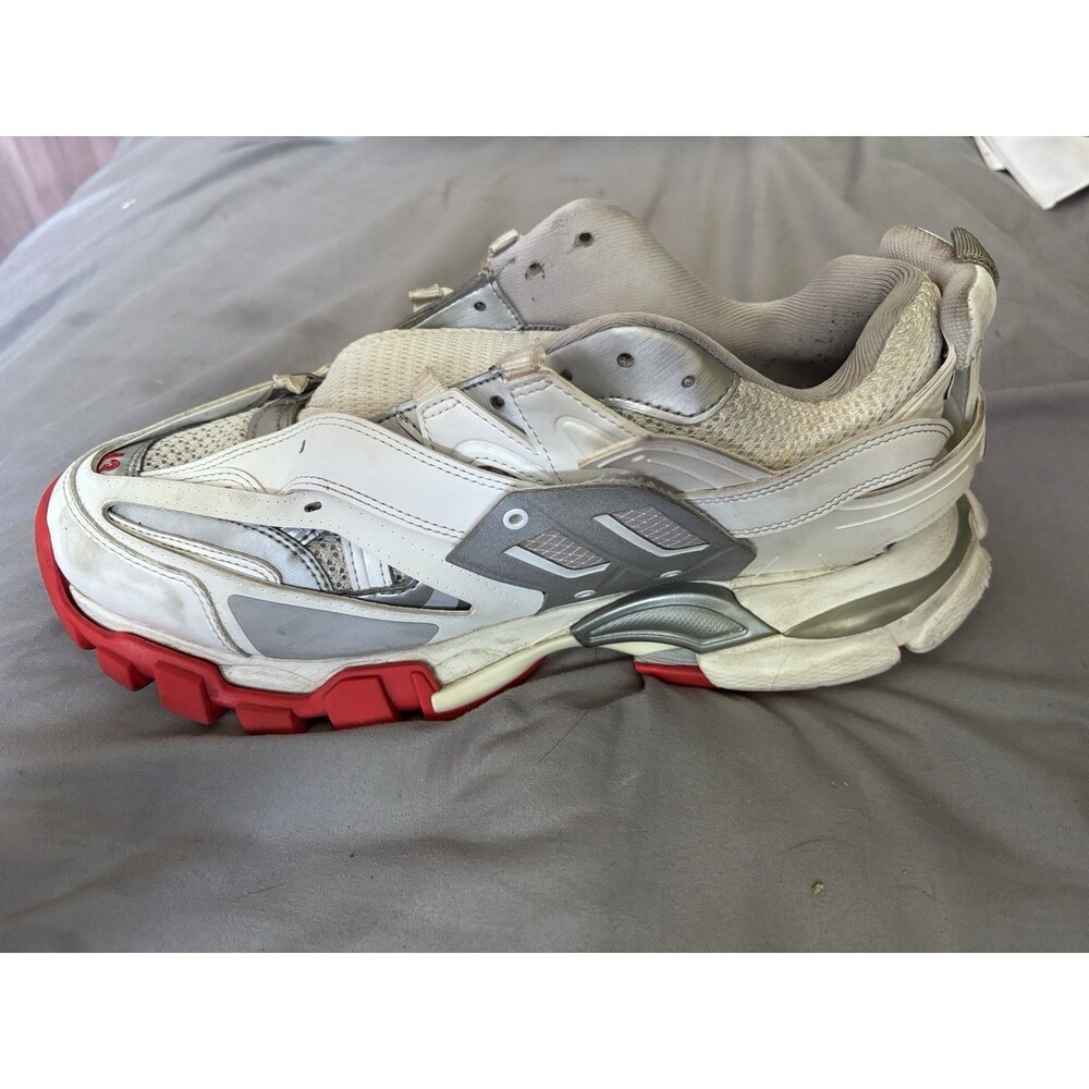 Size 9 - Balenciaga Track Sneaker White Red - Picture 3 of 7